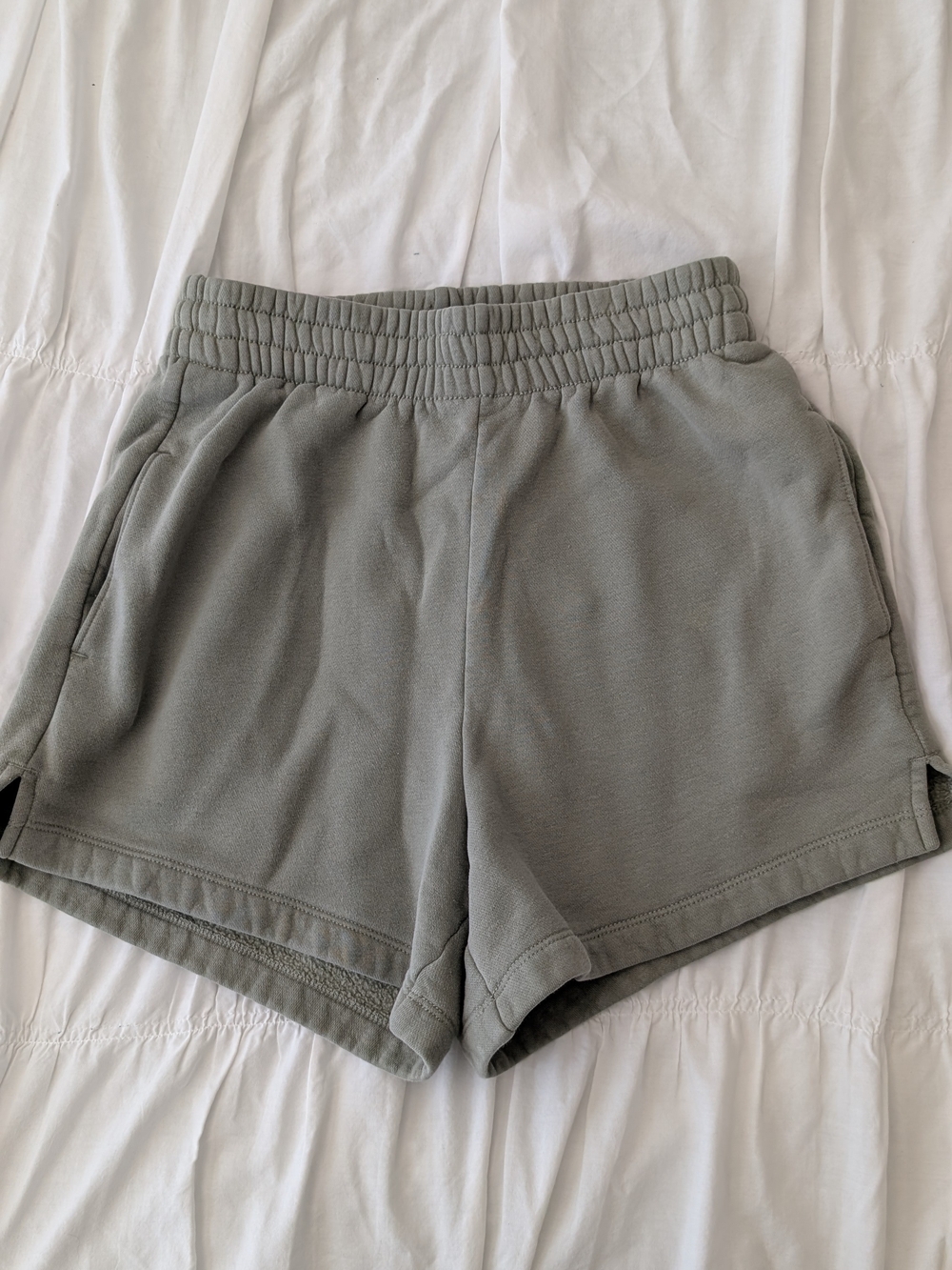 Abercrombie & Fitch Olive Green Athletic Shorts